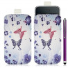 Housse coque étui pochette pour Apple Iphone 3G/3GS avec motif HF06 + Stylet luxe