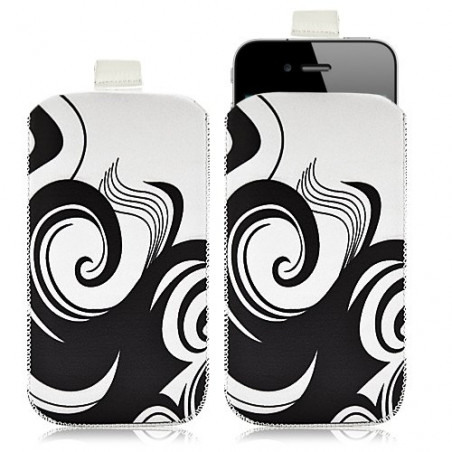 Housse coque étui pochette pour Apple Iphone 4/4S avec motif HF04