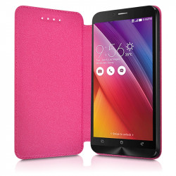 Coque Housse Etui avec Rabat Latéral Fonction Support pour Wiko Cink Slim couleur Blanc