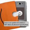 Etui Support 360 degrés Universel M Blanc pour Orange Rise 54