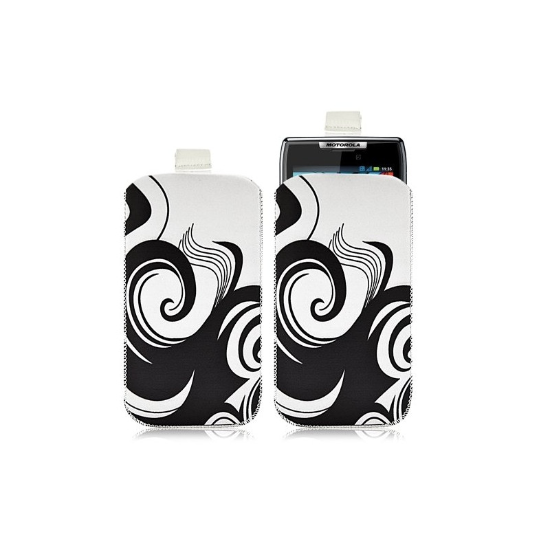 Housse coque étui pochette pour Motorola Razr XT910 avec motif HF04