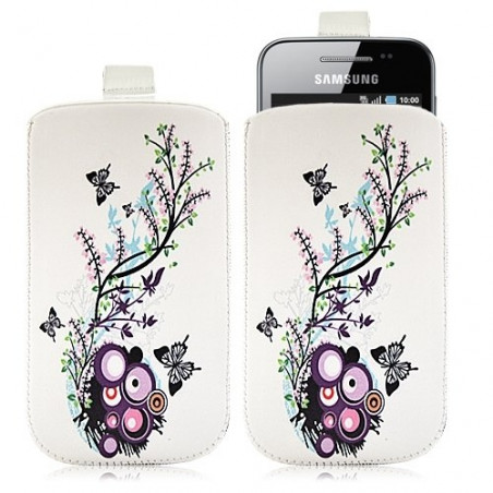 Housse coque étui pochette pour Samsung Galaxy Ace S5830 avec motif HF01