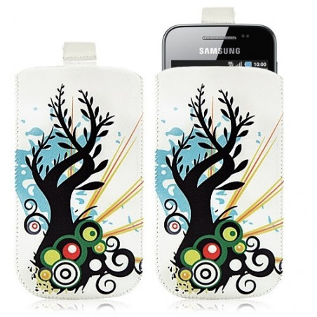 Housse coque étui pochette pour Samsung Galaxy Ace S5830 avec motif HF03