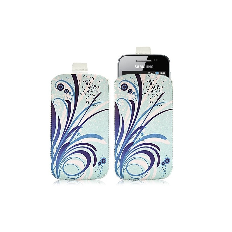 Housse coque étui pochette pour Samsung Galaxy Ace S5830 avec motif HF08