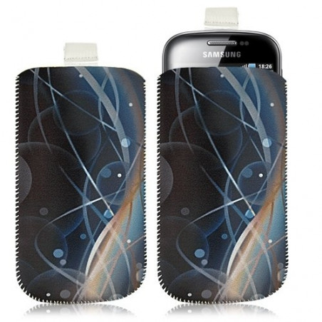 Housse coque étui pochette pour Samsung Galaxy Fit S5670 avec motif HF10