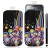 Housse coque étui pochette pour Samsung Galaxy S i9000 avec motif HF05+ stylet luxe