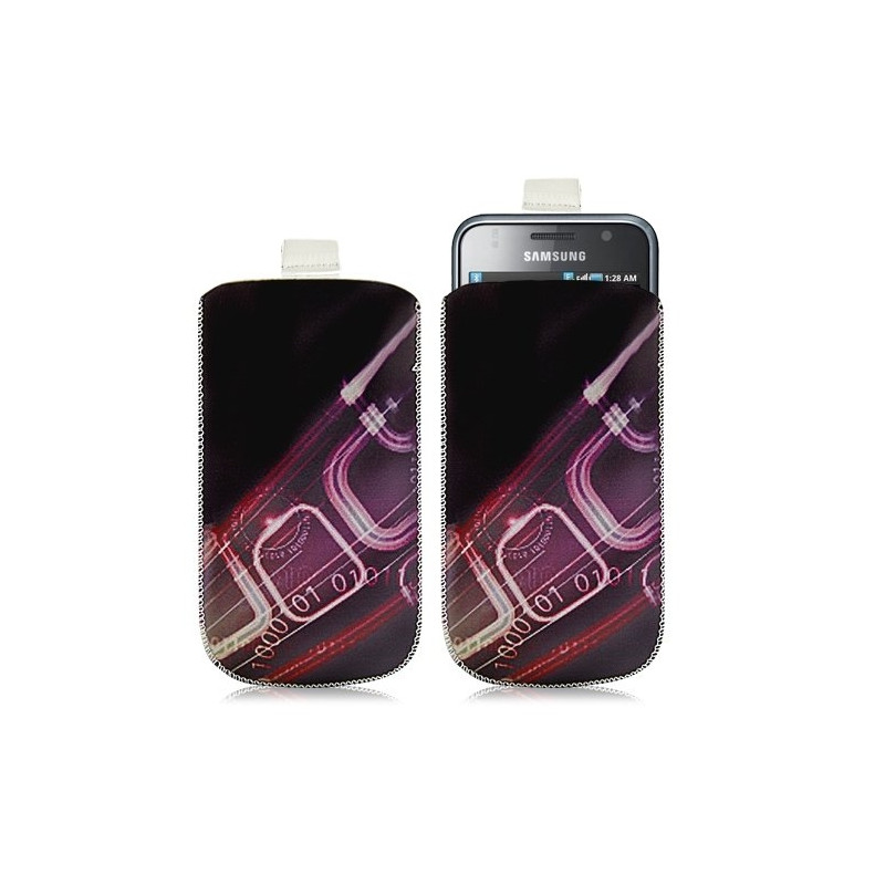 Housse coque étui pochette pour Samsung Galaxy S i9000 avec motif HF07