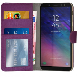 Etui Portefeuille Violet (Ref.4-C) pour Smartphone Altice SX41