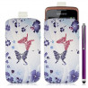 Housse coque étui pochette pour Samsung Galaxy Xcover S5690 avec motif HF06+ stylet luxe