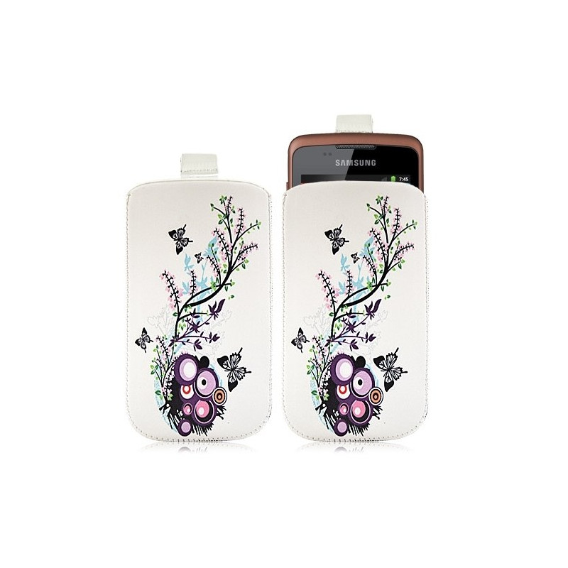 Housse coque étui pochette pour Samsung Galaxy Xcover S5690 avec motif HF01