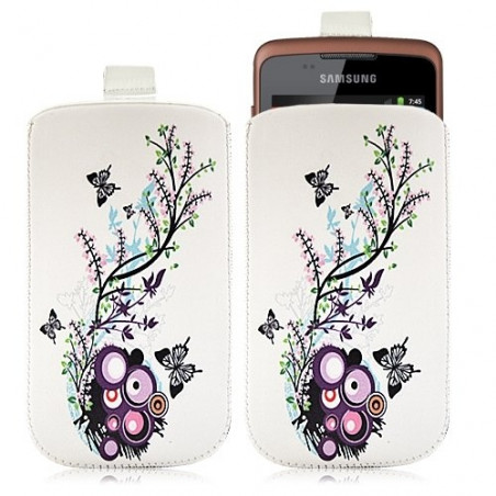 Housse coque étui pochette pour Samsung Galaxy Xcover S5690 avec motif HF01