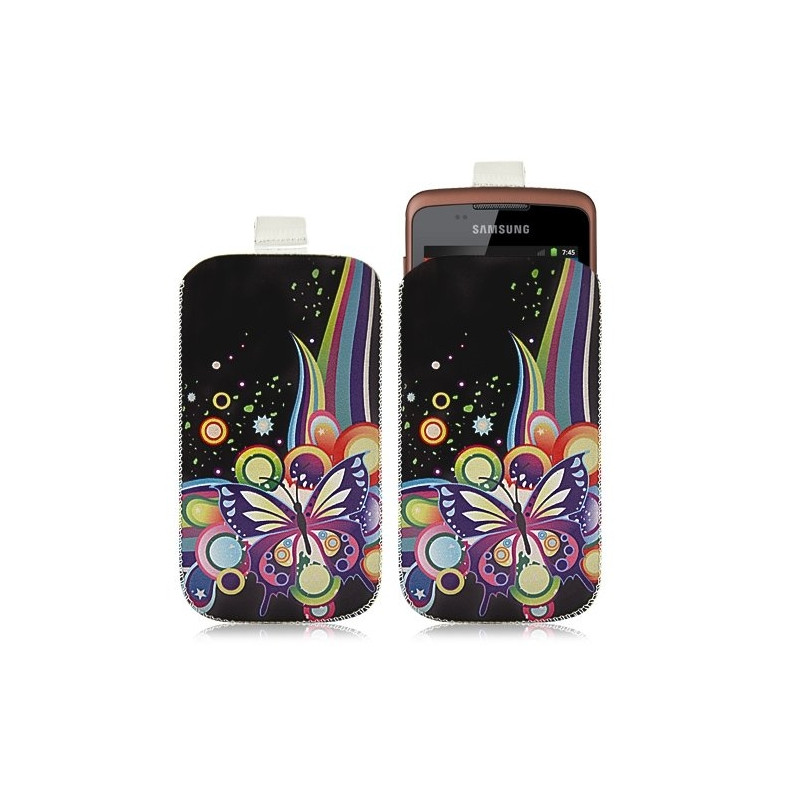 Housse coque étui pochette pour Samsung Galaxy Xcover S5690 avec motif HF05