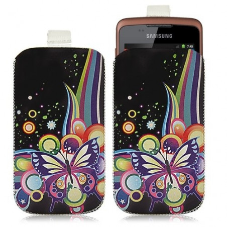 Housse coque étui pochette pour Samsung Galaxy Xcover S5690 avec motif HF05