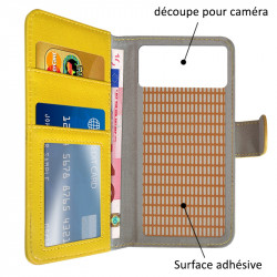 Etui Portefeuille Couleur Bleu (Ref.3-A) pour Smartphone Polaroid Soho 5 4G