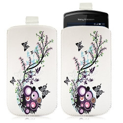 Housse coque étui pochette pour Sony Ericsson Xperia Play avec motif HF01