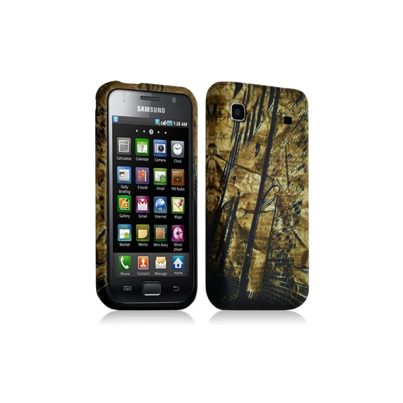 Housse coque étui gel pour Samsung Galaxy SCL i9003 motif LM10+ Film protecteur