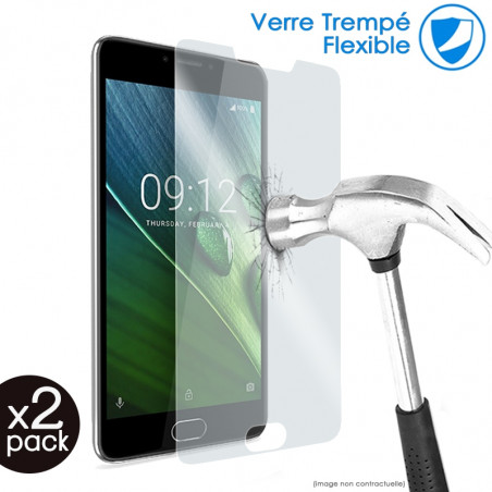 Verre Fléxible Dureté 9H pour Smartphone Acer Liquid X2 (Pack x2)