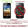 Housse coque étui gel transparent pour Samsung Galaxy S Advance i9070 motif damier couleur noir