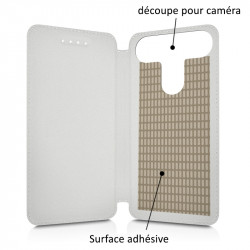 Etui à Rabat Couleur Blanc (Ref.7-C) pour Echo Horizon Lite 4G