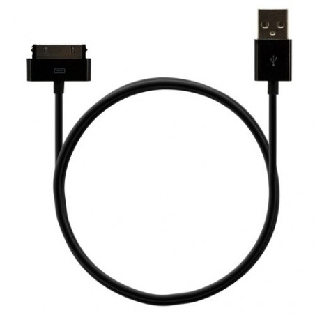 Câble data usb charge 2en1 couleur Noir pour Apple : iPhone 3G/3Gs / iPhone 4/4S / Ipod Touch 1G/2G/3G / Ipod Touch 4G