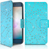 Etui Diamant Universel XL pour Asus Zenfone Max Plus M1 - bleu clair