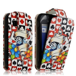 Housse coque étui pour Samsung Galaxy Gio S5660 avec motif HF14