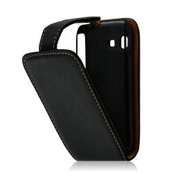 Housse coque etui pour Samsung Galaxy Pocket S5300 couleur noir