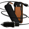 Housse coque etui + Chargeur Auto USB pour Samsung Galaxy Ace S5830 couleur noir