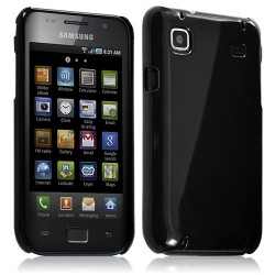 Housse étui coque rigide brillante pour Samsung Galaxy S i9000 couleur noir