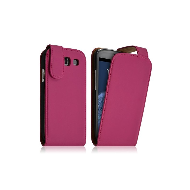 Housse coque étui pour Samsung Galaxy S3 couleur rose fushia