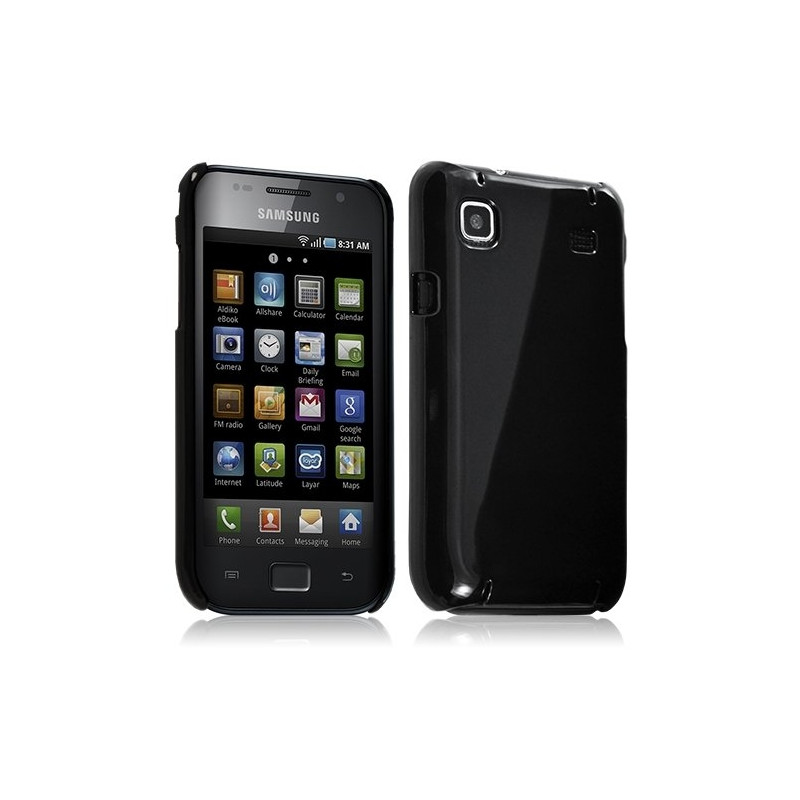 Housse Étui Coque Rigide Brillante Pour Samsung Galaxy SCL i9003 Couleur noir