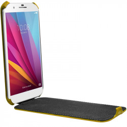 Etui à Clapet pour Smartphone Alcatel A5 Couleur Jaune (Ref.10-A)