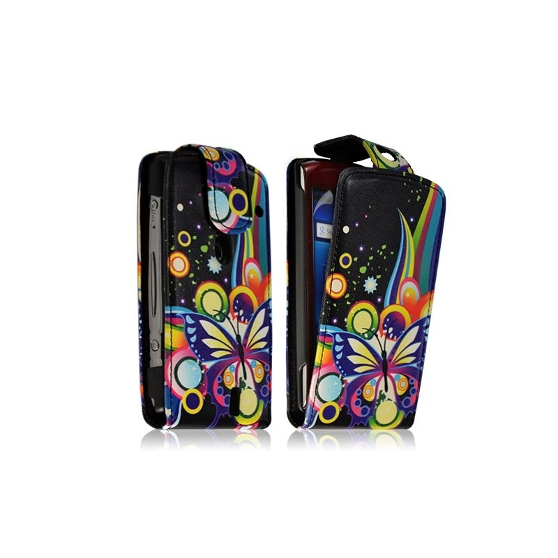 Housse coque étui pour Sony Ericsson Xperia Kyno avec motif HF05 + Film protecteur