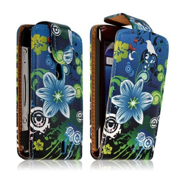 Housse coque étui pour Sony Ericsson Xperia Kyno avec motif HF09 + Film protecteur