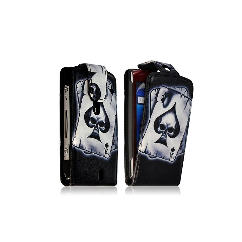 Housse coque étui pour Sony Ericsson Xperia Kyno avec motif HF11 + Film protecteur