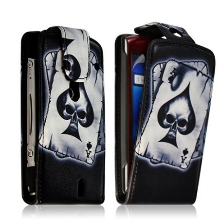 Housse coque étui pour Sony Ericsson Xperia Kyno avec motif HF11 + Film protecteur