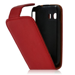 Housse coque étui pour Samsung Galaxy Y S5360 couleur rouge