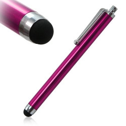 Stylet brillant universel pour Ecran Tactile Et Capacitif couleur rose fushia pour Samsung : Wave 2 S8530 / Wave 3 / Wave 575 S5