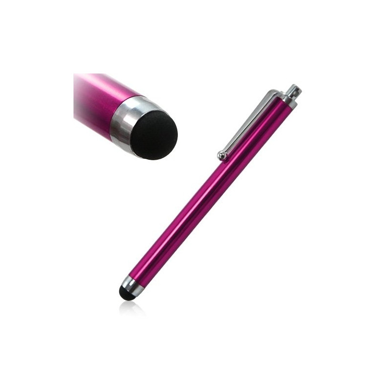 Stylet brillant universel pour Ecran Tactile Et Capacitif couleur rose fushia pour Samsung : Wave 2 S8530 / Wave 3 / Wave 575 S5