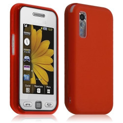 Housse étui coque gel Samsung Player One S5230 couleur orange