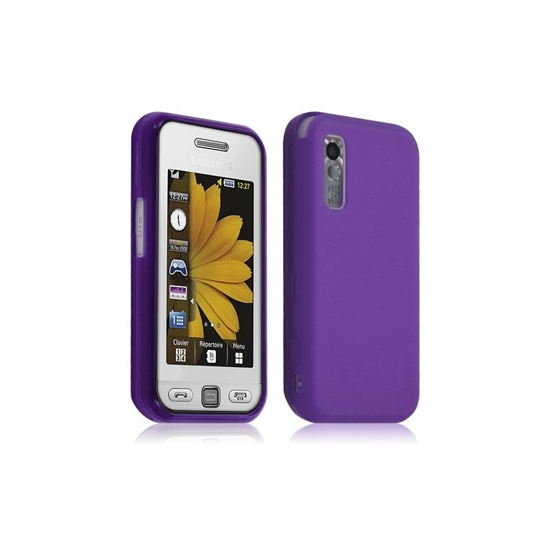 Housse étui coque gel Samsung Player One S5230 couleur violet