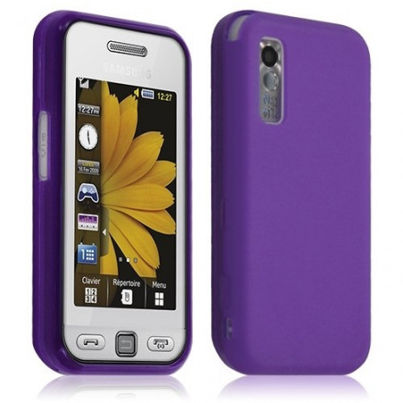 Housse étui coque gel Samsung Player One S5230 couleur violet