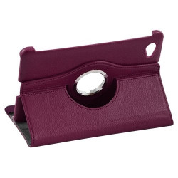 Housse coque étui pour Samsung Galaxy Tab 7.7 P6800 de luxe avec sytème de rotation à 360 degrès couleur rose fushia