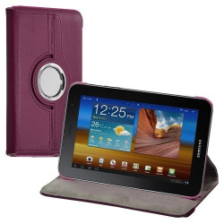 Housse étui pour Samsung Galaxy Tab 7 Plus P6200 de luxe couleur rose fushia