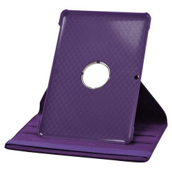 Housse coque étui pour Samsung Galaxy Tab 2 P5100 de luxe avec sytème de rotation à 360 degrès couleur violet