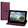 Housse coque étui pour Asus EeePAd Transformer TF201 de luxe avec sytème de rotation à 360 degrès couleur rose fushia