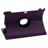 Housse coque étui pour Asus EeePAd Transformer TF201 de luxe avec sytème de rotation à 360 degrès couleur violet