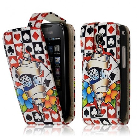 Housse coque étui pour Samsung Galaxy Teos i5800 / Naos i5801 motif HF14