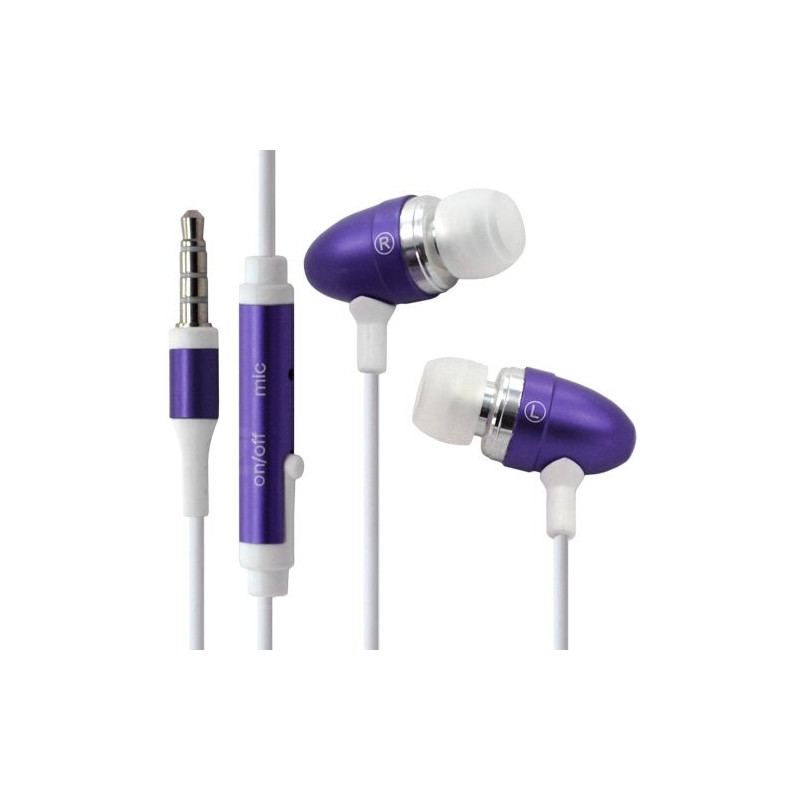 Kit piéton main libre couleur violet compatible Apple : iPad 2 / Nouvel iPad / Ipod Touch 1G/2G/3G / Ipod Touch 4G