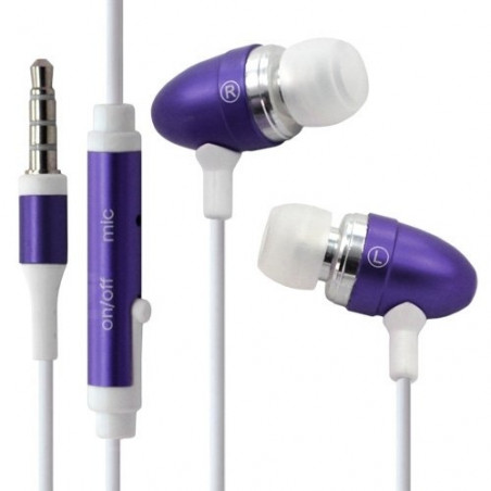 Kit piéton main libre couleur violet compatible Apple : iPad 2 / Nouvel iPad / Ipod Touch 1G/2G/3G / Ipod Touch 4G